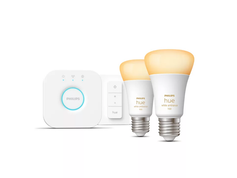 Philips Hue White Ambiance E27 Bulb Starter Kit 1100 lm