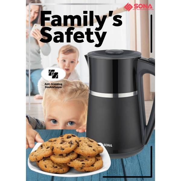 SONA SDK 5219 Double Layer Kettle 1.7L