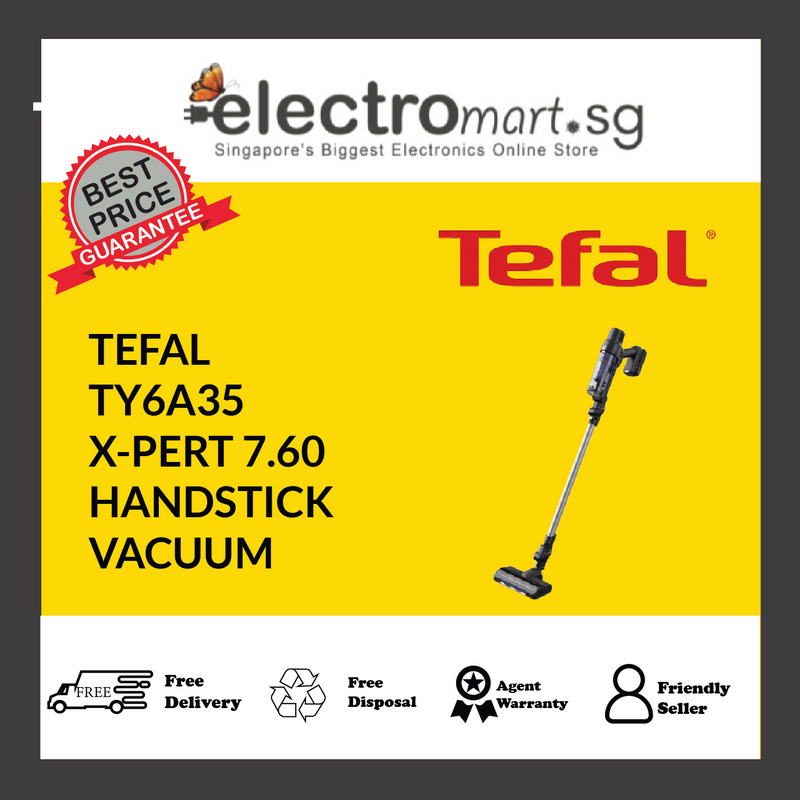 TEFAL TY6A35 X-PERT 7.60 HANDSTICK VACUUM