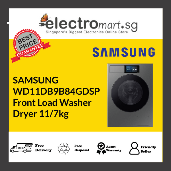 SAMSUNG WD11DB9B84GDSP Front Load Washer Dryer 11/7kg