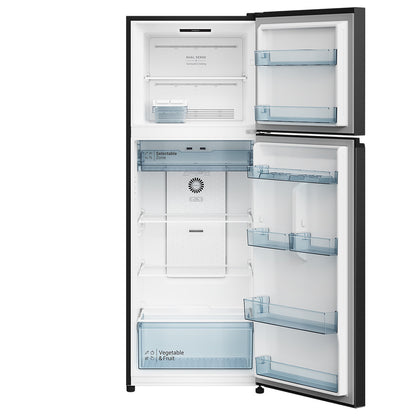 HITACHI HRTN6443SBBKSG 2 Door Top Freezer 409L