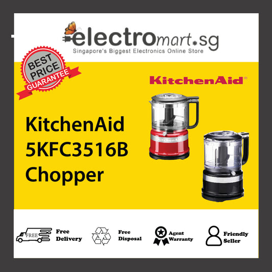 KitchenAid 5KFC3516B Corded Mini Food Chopper 830 ml