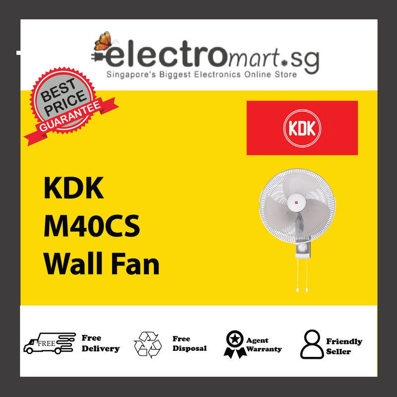 KDK M40CS Wall Fan