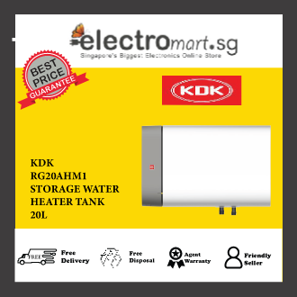 KDK RG20AHM1 Storage Water Heater with Long Lasting Durability Tank, 20L