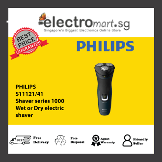 PHILIPS S11121/41 Shaver series 1000 Wet or Dry electric shaver