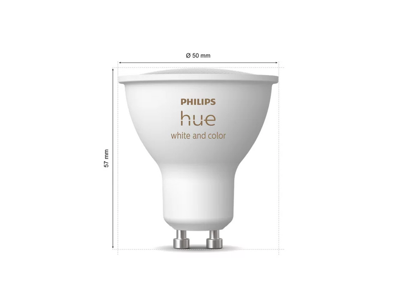 Philips Hue White and Color Ambiance 5.7W GU10 350 lm