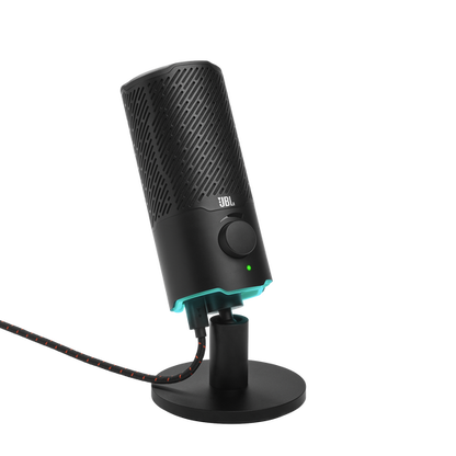 JBL Quantum Stream Dual pattern premium USB microphone for streaming, recording and gaming