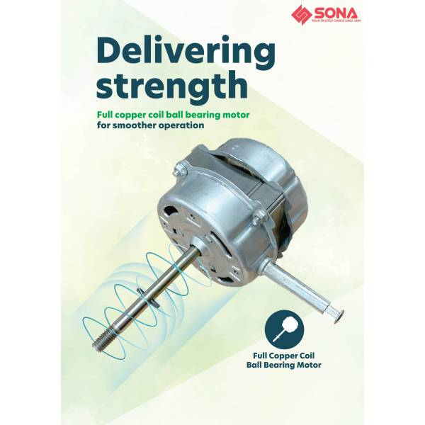 SONA SPO 600 Electric Power Desk Fan 10”
