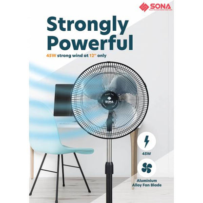 SONA SSO 6062N Power Stand Fan 12”