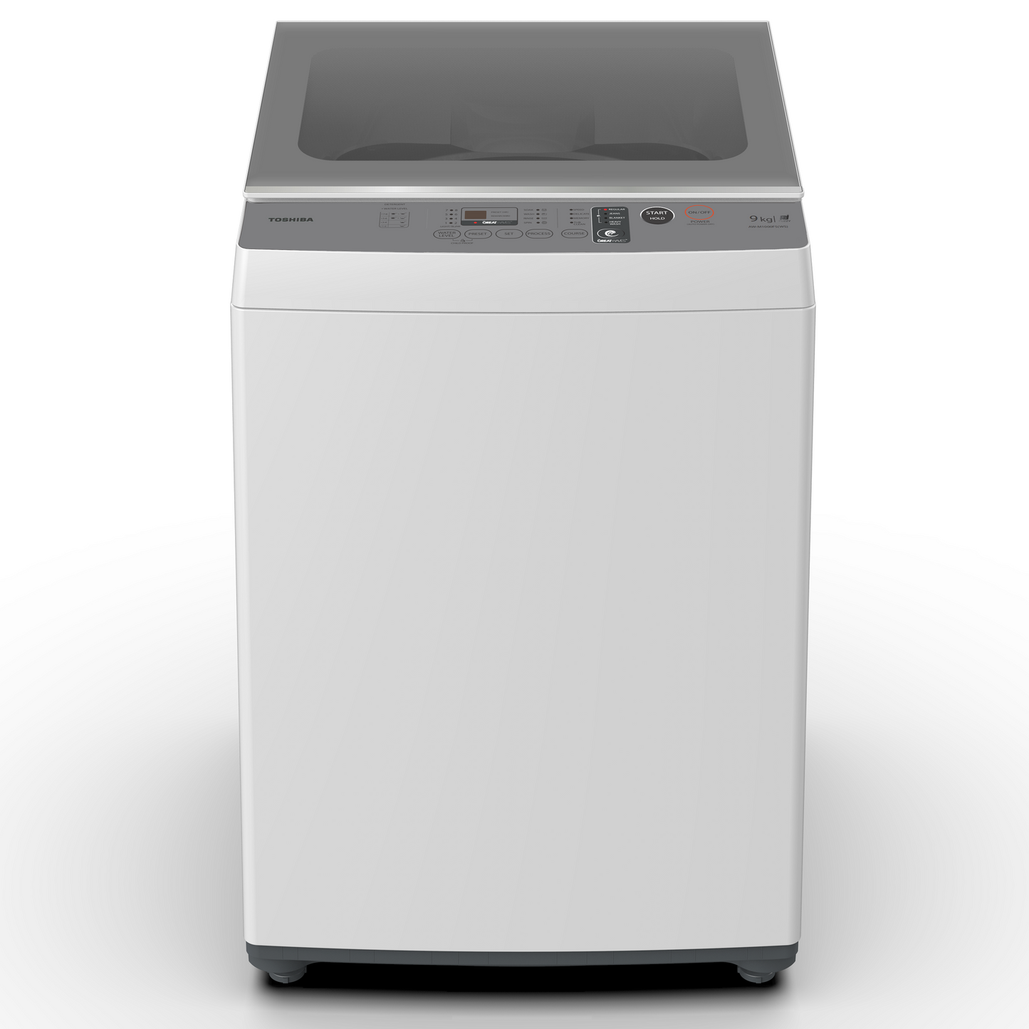 TOSHIBA AW-M1000FS(WS) 9kg Top Load Washing Machine - White
