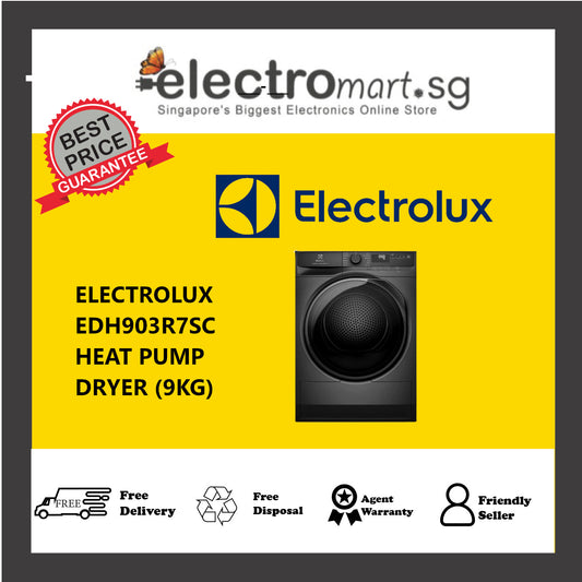 ELECTROLUX EDH903R7SC HEAT PUMP DRYER (9KG) ULTIMATECARE 700