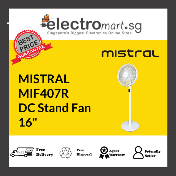 Mistral MIF407R 16" DC Stand Fan