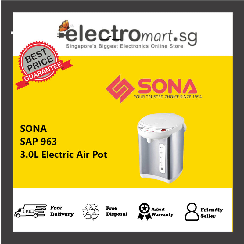 SONA SAP 963 3.0L Electric Air Pot