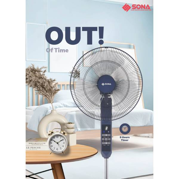 SONA SFS 6412 Remote Stand Fan 16”