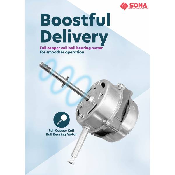 SONA SSO 6510 Power Stand Fan 10"