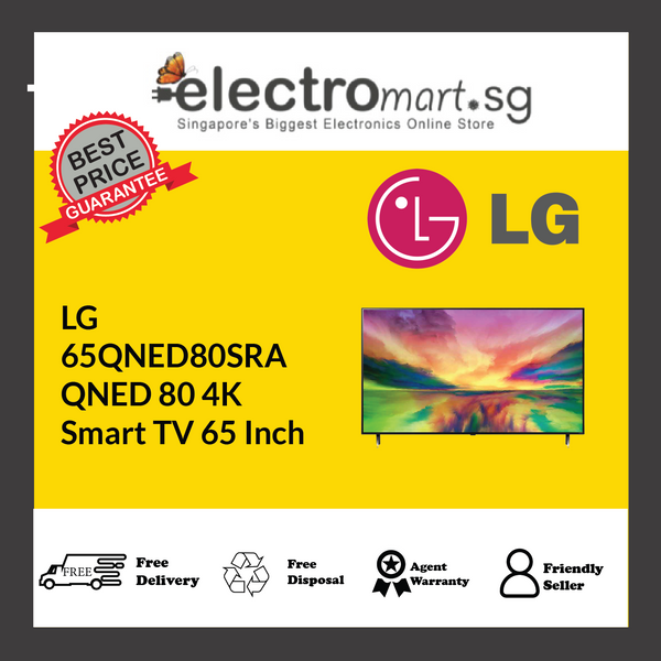 LG  65QNED80SRA QNED 80 4K  Smart TV 65 Inch