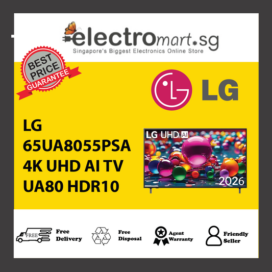 LG 65UA8055PSA 4K UHD AI TV UA80 HDR10 65inch