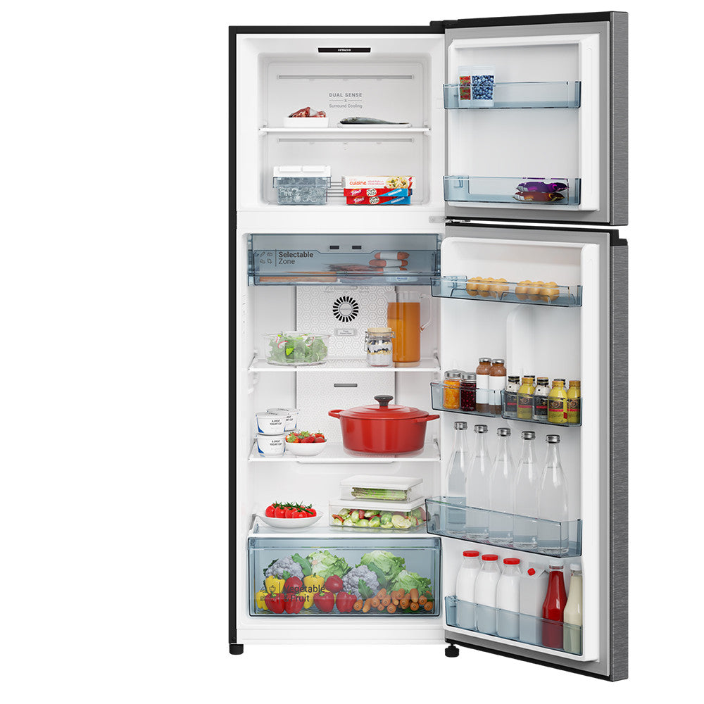 HITACHI HRTN6443SXSG 2 Door Top Freezer 409L – Electromart.sg Pte Ltd