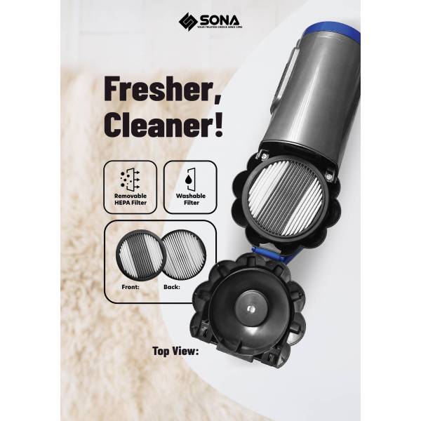 SONA SVC 6820 Cordless Handheld Vacuum Cleaner