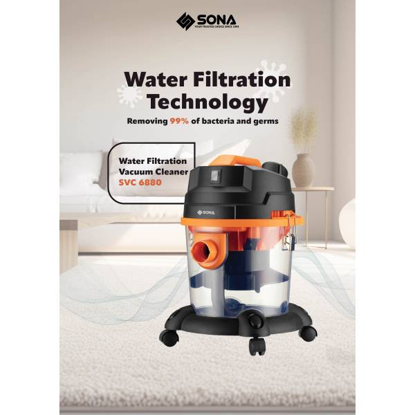 SONA SVC 6880 Water Filtration Vacuum Cleaner