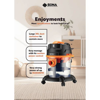 SONA SVC 6880 Water Filtration Vacuum Cleaner