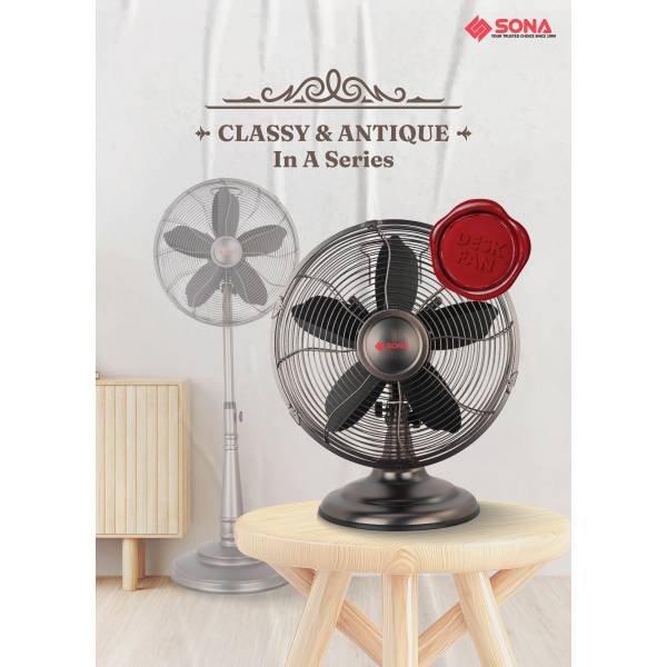 SONA SAF 6912 Antique Desk Fan 12"