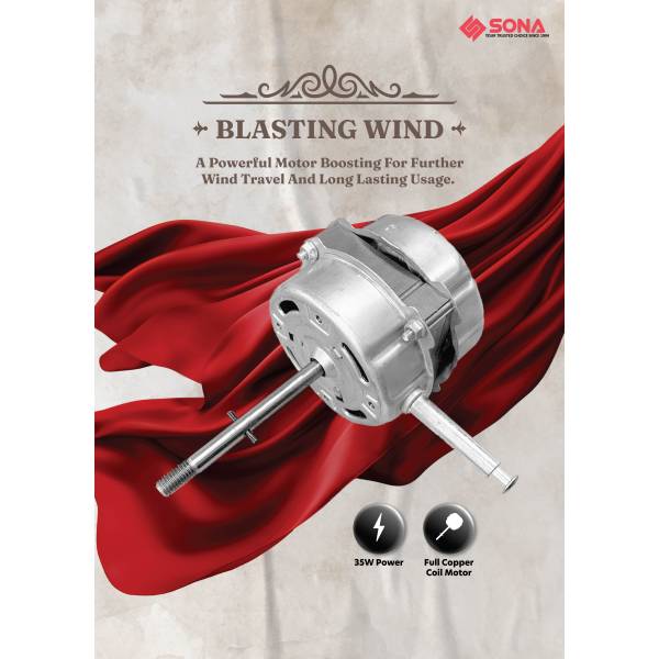 SONA SAF 6912 Antique Desk Fan 12"