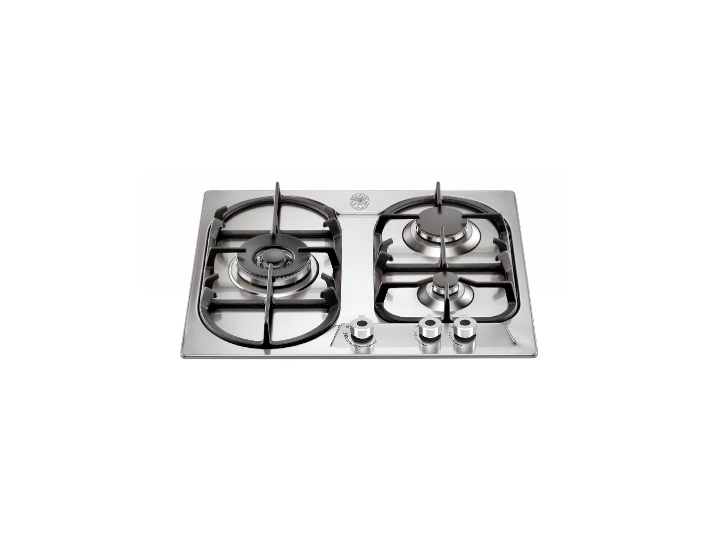 Bertazzoni P6501PROXE 60cm 3-Zone Aluminium Burner Gas Hob - Stainless Steel