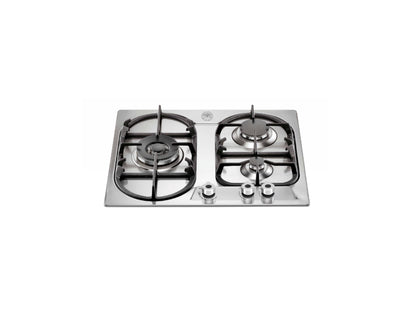 Bertazzoni P6501PROXE 60cm 3-Zone Aluminium Burner Gas Hob - Stainless Steel