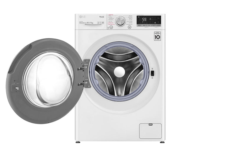 LG FV1285H4W AI Direct Drive  Front Load Washer  Dryer 8.5/5kg