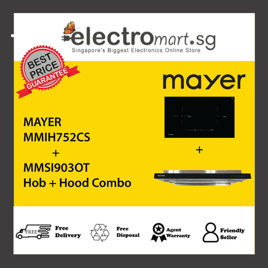 Mayer MMIH752CS  + MMSI903OT Hob + Hood Combo