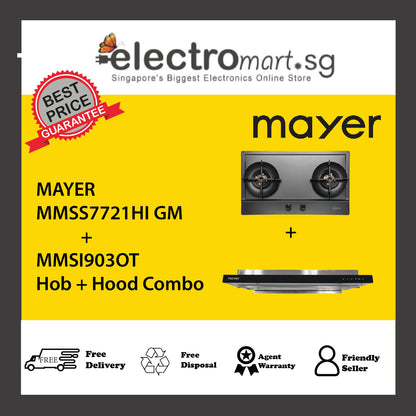 Mayer MMSS7721HI  + MMSI903OT  Hob + Hood Combo
