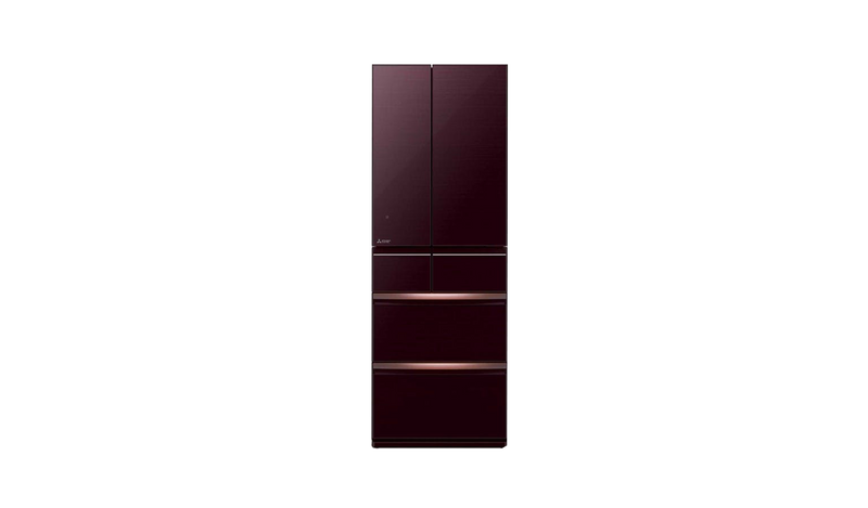 Mitsubishi MR-WX60G-BR-P 588L 6 Door Fridge - Glass Brown