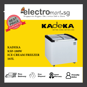 KADEKA KSF-180W ICE CREAM SHOWCASE FREEZER,  165L