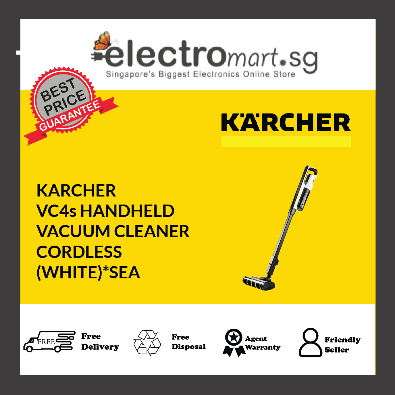 KARCHER VC4S Cordless Plus Handheld vacuum cleaner