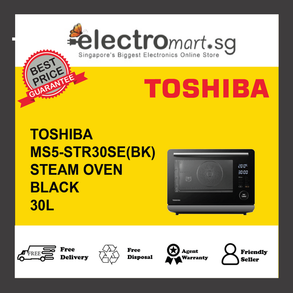 TOSHIBA MS5-STR30SE(BK) 30L Steam Oven - Black