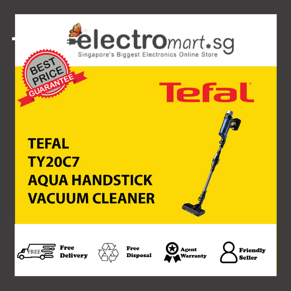 TEFAL TY20C7 AQUA HANDSTICK  VACUUM CLEANER