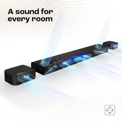 JBL BAR 800 Pro, 7.1 (5.1.2) Channel Truly Wireless Soundbar with True Dolby Atmos