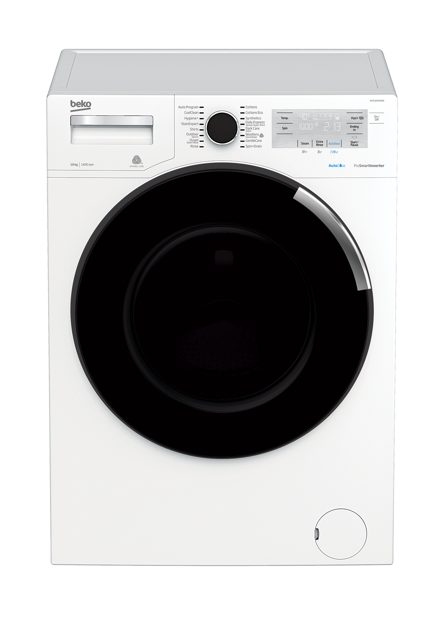 BEKO WTE10744X0D Front Load Washer 10kg