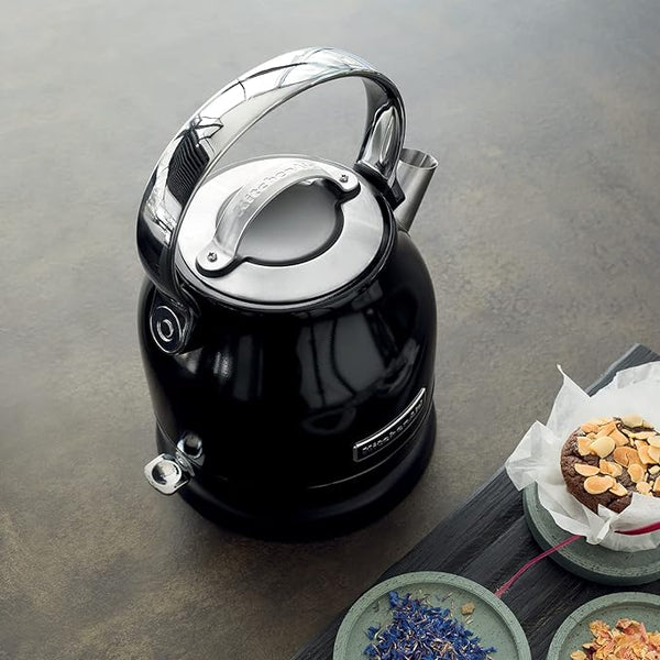 tinyklash ELECTRIC BLACK WHITEセット おまけ付き 1.25L Artisan Electric Kettle KEK1222 + 2 Slice Toaster