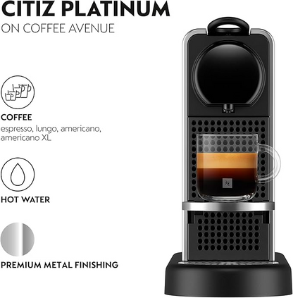 NESPRESSO C140-SG-TI-NE Citiz Platinum  Coffee Machine