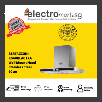 Bertazzoni KG60KLAG1XA 60cm Wall Mount Hood - Stainless Steel