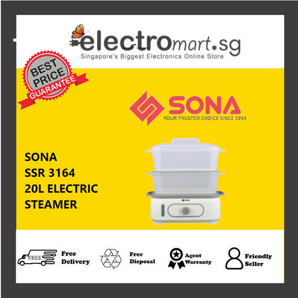 SONA SSR 3164 20L ELECTRIC STEAMER