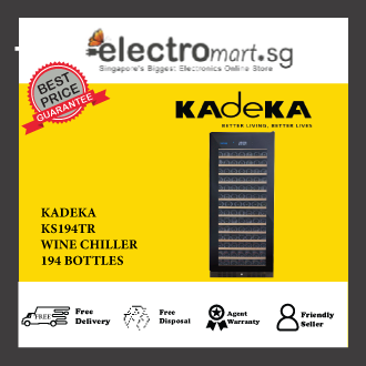 Kadeka KS194TR Wine Chillers Free-standing unit or built-In Inverter Compressor, 194 bottles (RIGHT HANDLE)