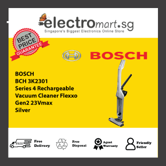 BOSCH BCH 3K2301 Series 4 Rechargeable vacuum cleaner Flexxo Gen2 23Vmax Silver