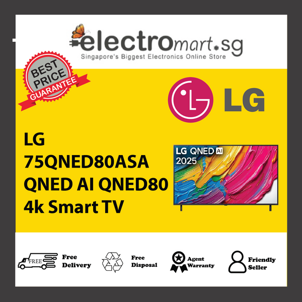 LG 75QNED80ASA QNED AI QNED80 4k Smart TV 75inch