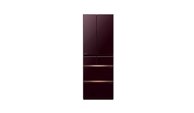 Mitsubishi MR-WX52G-BR-P 507L 6 Door Fridge - Glass Brown