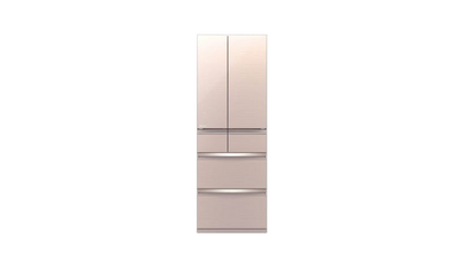 Mitsubishi MR-WX47LG-F-P 461L 6 Door Fridge - Glass Beige