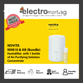 Novita NH810 & AB Humidifier with 1 bottle of Air Purifying Solution Concentrate (Assorted)