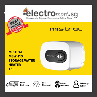 MISTRAL MSWH15 Electric Storage Water Heater, 15L